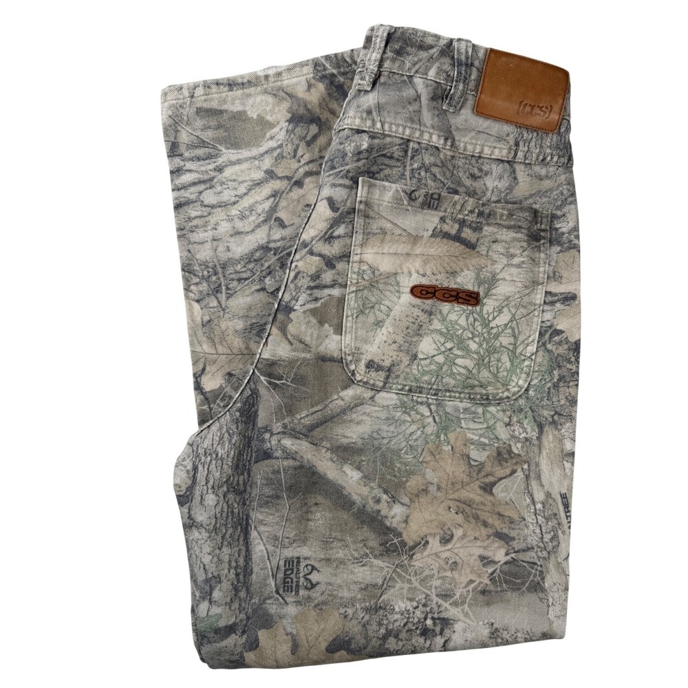 CCS Baggy Taper‎ Realtree Edge Camo Pants Mens W30 L32 Skateboarding Denim